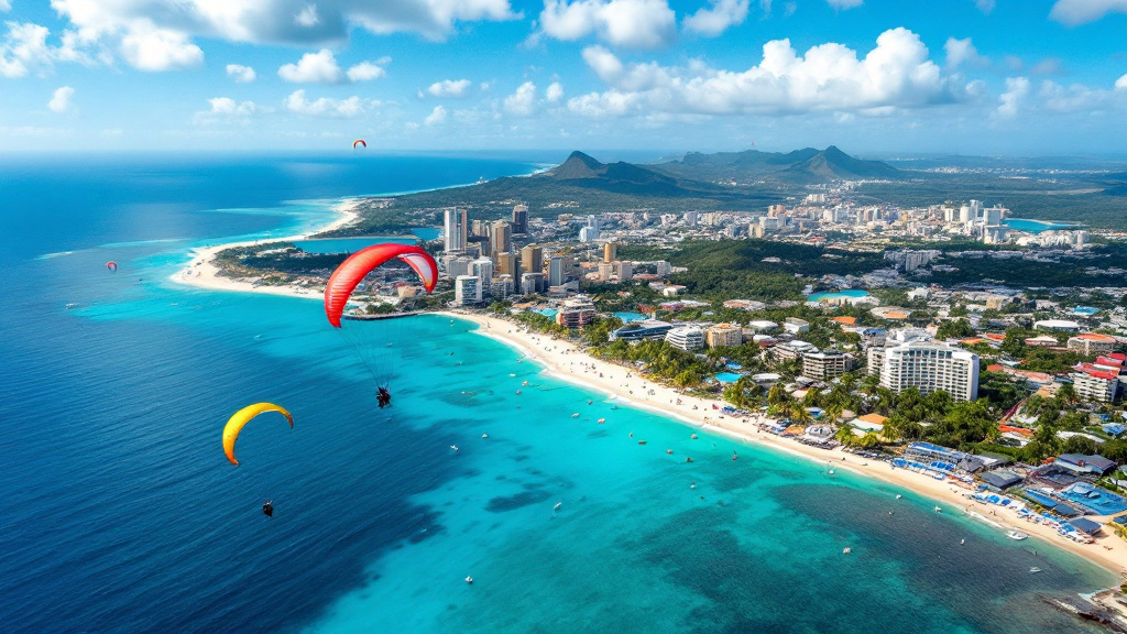 Aventura nas Alturas: Experiência de Parasail em San Andrés
