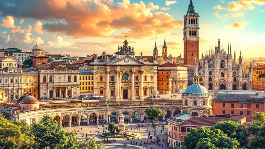 Descubra a Itália: Passagens para Roma e Milão a partir de R$ 4.270!