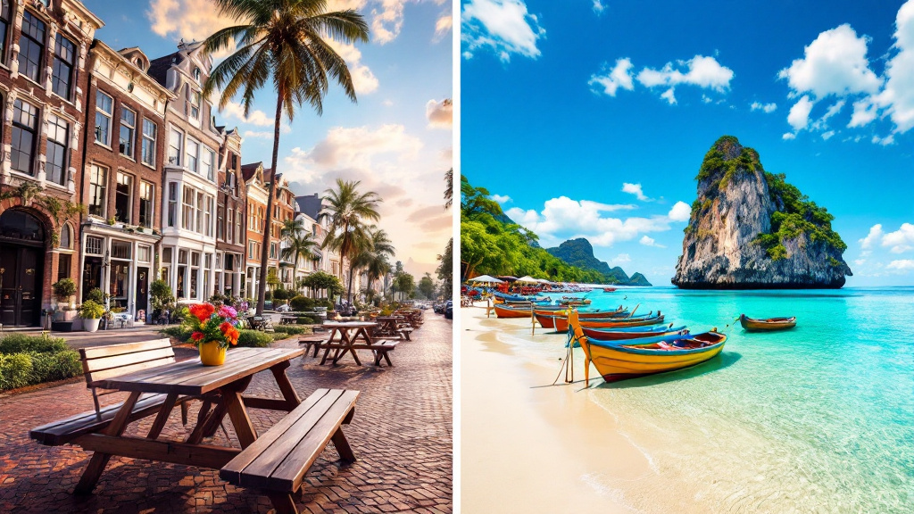 Descubra Amsterdam e Tailândia com passagens a partir de R$ 6.612!