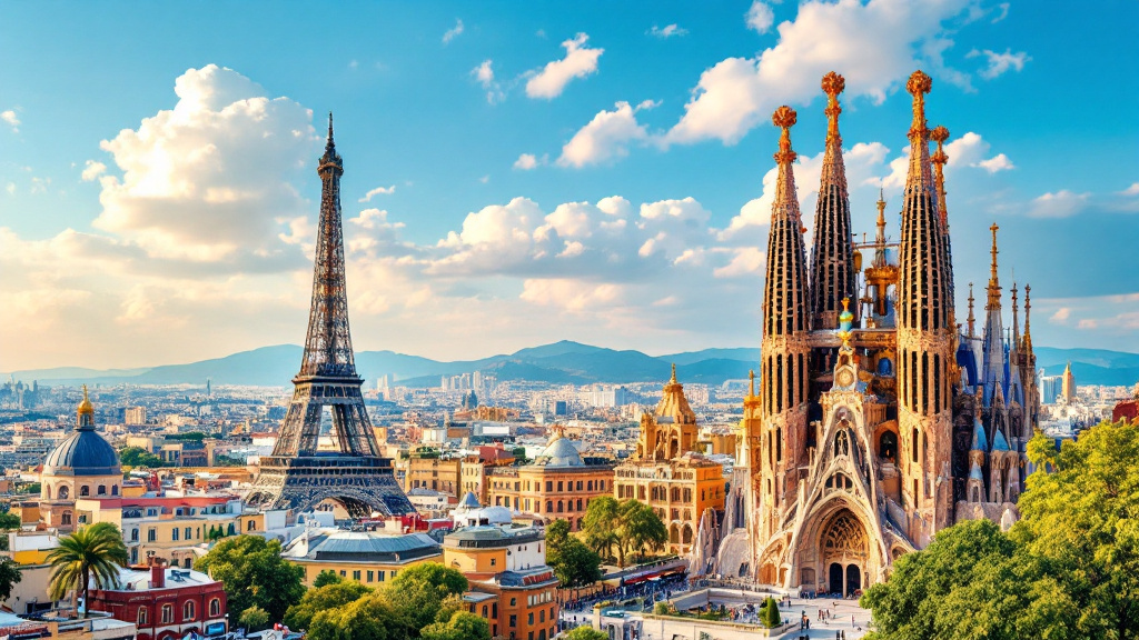 Explore a Europa: Passagens 2 em 1 a partir de R$ 4.188